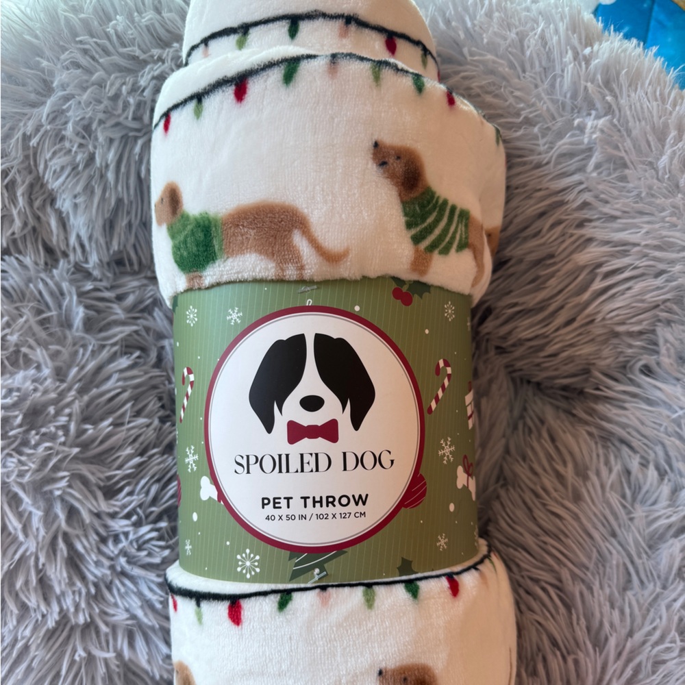 Spoiled Dog Pet Throw Blanket